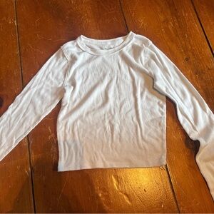 Hollister Classic White Long Sleeve Tee
